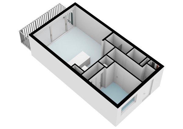 Floor plan - Burmandwarsstraat 89, 1091 SL Amsterdam 